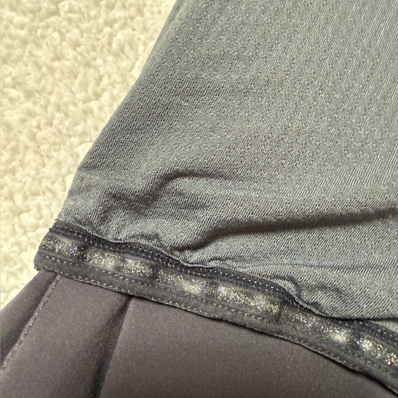 Lululemon Pace Rival Pleated Skirt Charcoal Gray Pink Golf Tennis Sports Skort - Picture 9 of 11